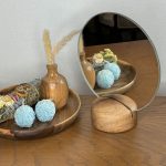 آینه گرد - چوب - Image 3