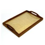 سینی حصیری دسته دار