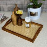 سینی حصیری دسته دار - Image 3