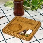 زیر لیوانی تی تایم مربع