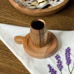 زیر لیوانی دسته دار ساده(راش) - Image 5