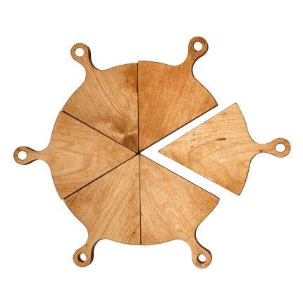 تخته سرو مثلثی 6 تیکه